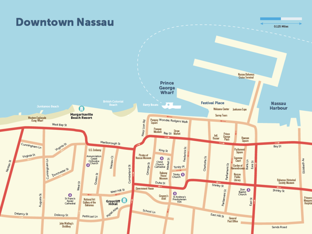 Maps of Nassau Paradise Island Nassau Paradise Island